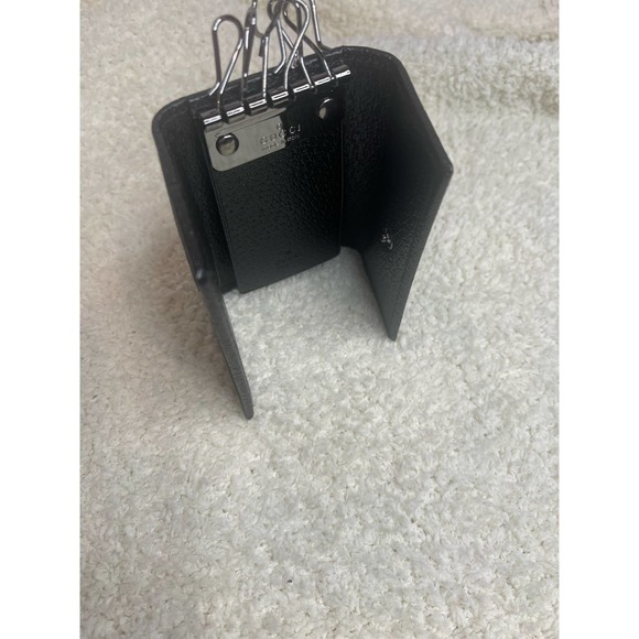 Gucci GG Monogram Black Canvas Key Case- Authentic - Picture 16 of 17